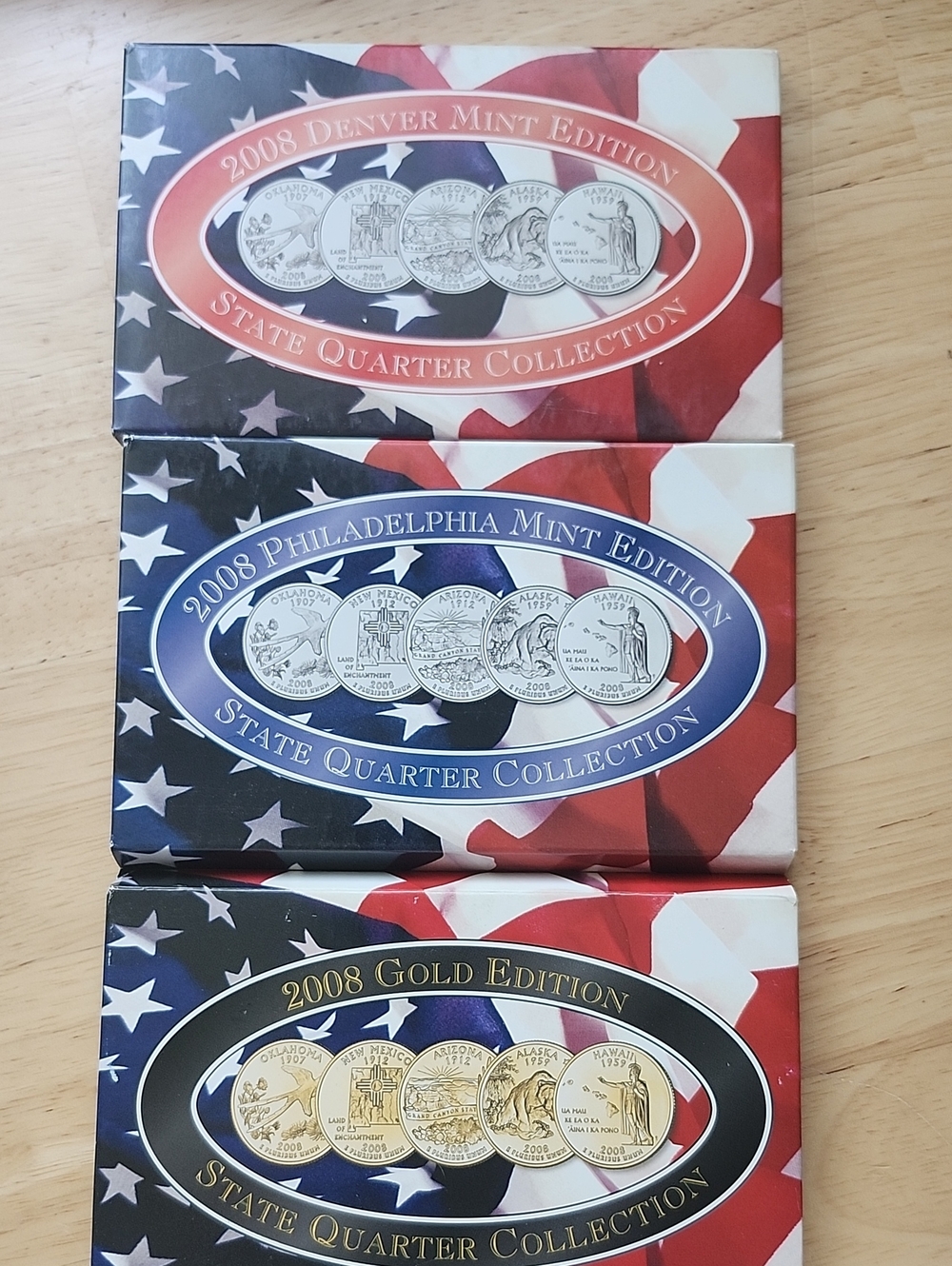 2008 Mint Edition Collectible Coin Sets - US  Quarter Colection